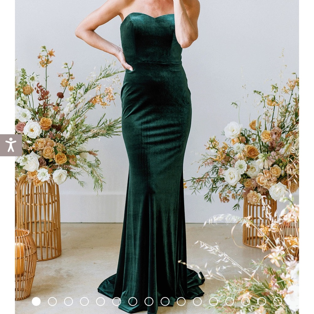 Revelry Quinn Velvet Dress in Terracotta - Size 4!